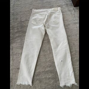 Moussy vintage white Kelly tapered jeans